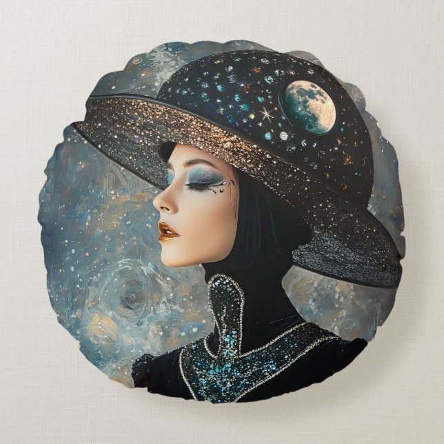 Cojín Redondo Fantasía (Anverso)