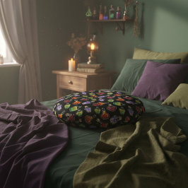 Cojín Redondo Fantasía inspirada en la alquimia