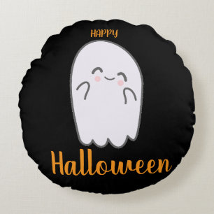 Cojín Redondo Fantasma de Halloween