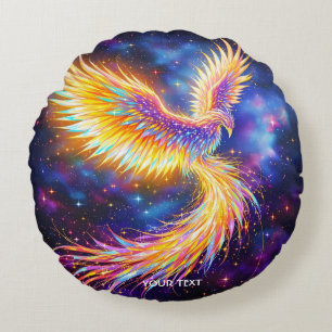 Cojín Redondo Fantasy Cute Starlight Phoenix Space