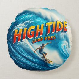 Cojín Redondo Faux Wrapped Canvas Print