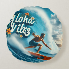 Cojín Redondo Faux Wrapped Canvas Print