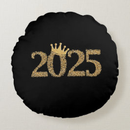 Cojín Redondo Feliz Año Nuevo 2025