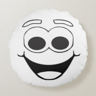 COJÍN REDONDO FELIZ CARA