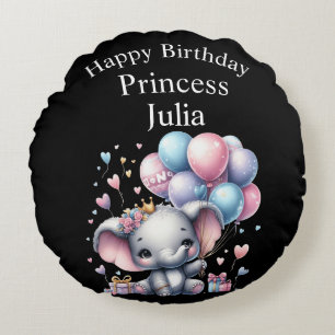 Cojín Redondo Feliz Cumpleaños Vuelta a Pillow