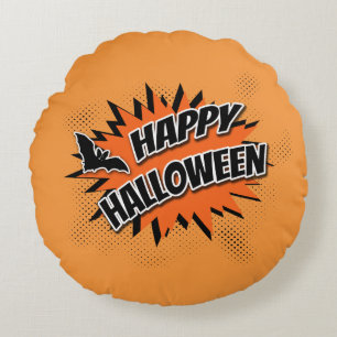 Cojín Redondo Feliz Halloween