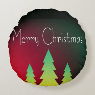 Cojín Redondo Feliz Navidad