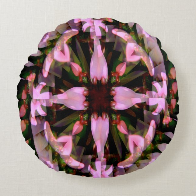 Cojín Redondo Feliz primavera..... (Anverso)