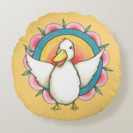 Cojín Redondo Feliz Yaneshwari Round Pillow