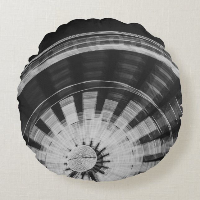 COJÍN REDONDO FERRIS WHEEL DURANTE LA NOCHE (Anverso)