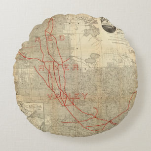 Cojín Redondo Ferrocarril de San Pablo, de Minneapolis y de