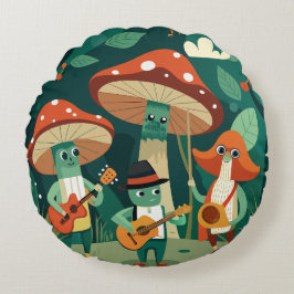 Cojín Redondo Festival Funk de Funghi