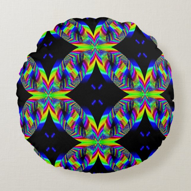 Cojín Redondo Fiesta de la noche...... (Anverso)