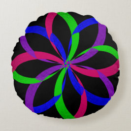 Cojín Redondo Figura de varios colores 8 Pilar de redondeo geomé
