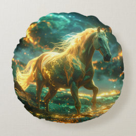 COJÍN REDONDO FIRE HORSE - CHINESE ZODIAC - 