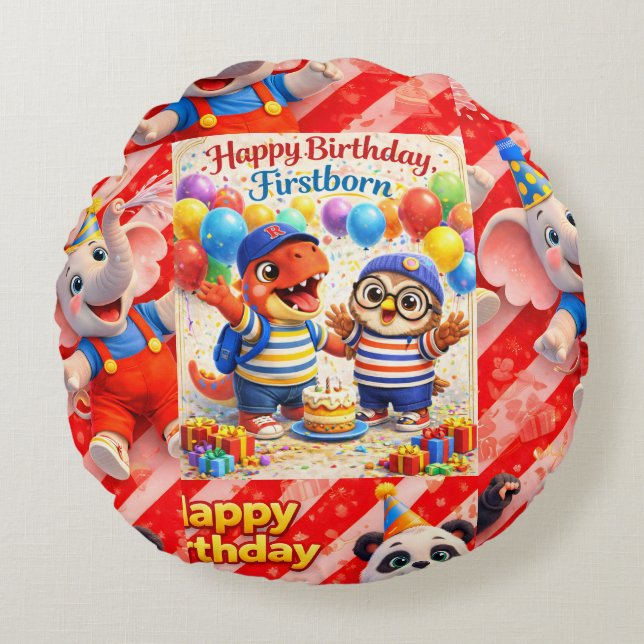 Cojín Redondo First round character cushion de (Anverso)