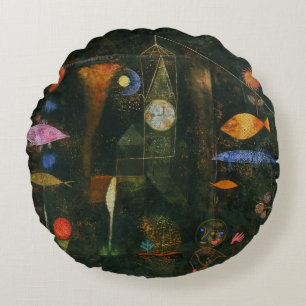 Cojín Redondo Fish Magic - Paul Klee