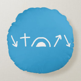 Cojín Redondo Flechas de gospel Almohadilla redonda