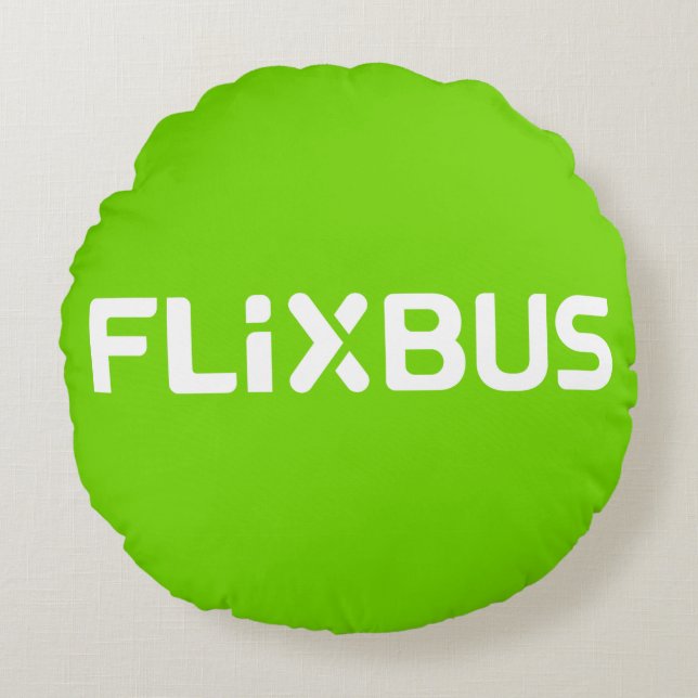 Cojín Redondo Flixbus Round Pillow (Anverso)