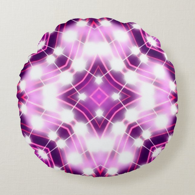 Cojín Redondo Floodlights background (Anverso)