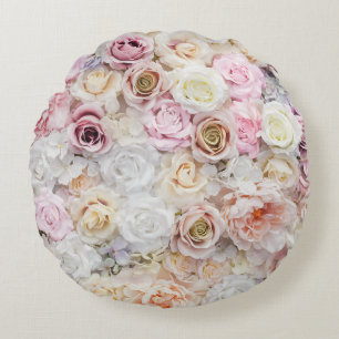 Cojín Redondo Flor Bouquet