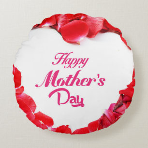 Cojín Redondo Flor de belleza moderna