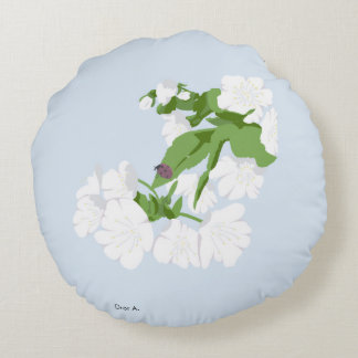 Cojín Redondo Flor de cerezo