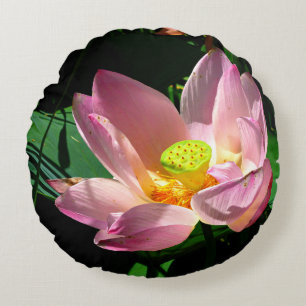 Cojín Redondo Flor de Loto