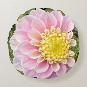 Cojín Redondo Flor de Nueva Inglaterra