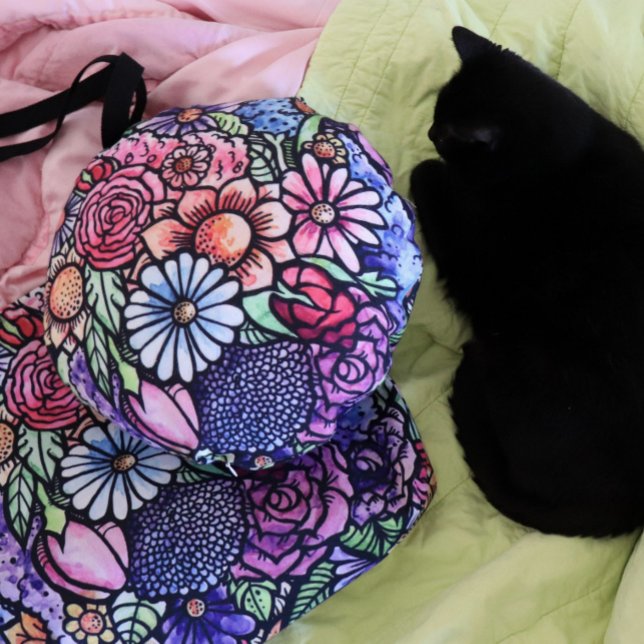 Cojín Redondo Flor de primavera de Bouquet floral (Subido por el creador)