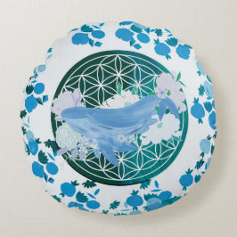 Cojín Redondo Flor de vida