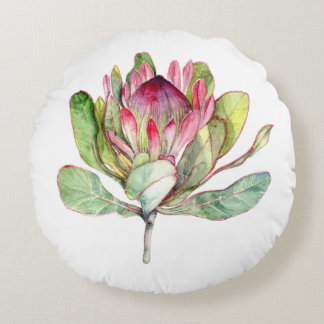 Cojín Redondo Flor del Protea