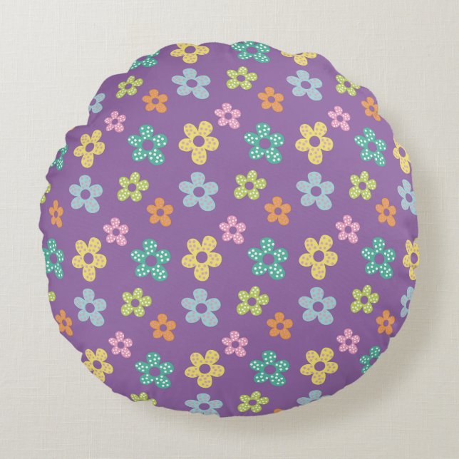 Cojín Redondo Floral Essence Round Pillow (Anverso)