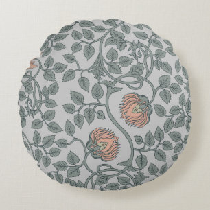 Cojín Redondo Floral vintage seamless pattern,  retro wallpapers