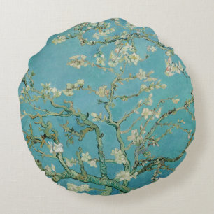 Cojín Redondo Flores de almendra por Bella Artes Vincent Van Gog
