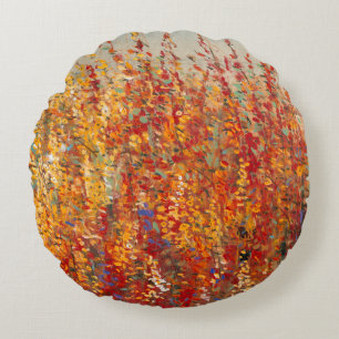 Cojín Redondo Flores de desierto altas II