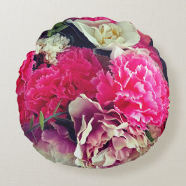 Cojín Redondo Flores Hm