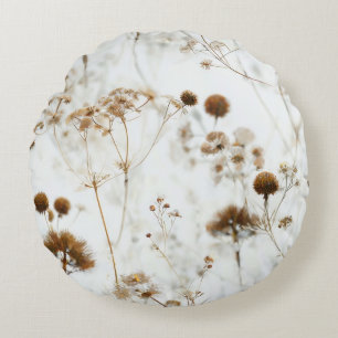 Cojín Redondo Flores secas y pelucas
