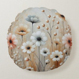 Cojín Redondo Flores silvestres