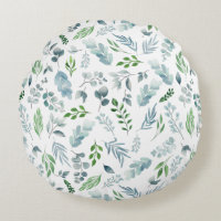 Foliage de eucalipto azul verde verde azul