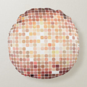 Cojín Redondo fondo abstracto. mosaico dorado. cavar ilustracion