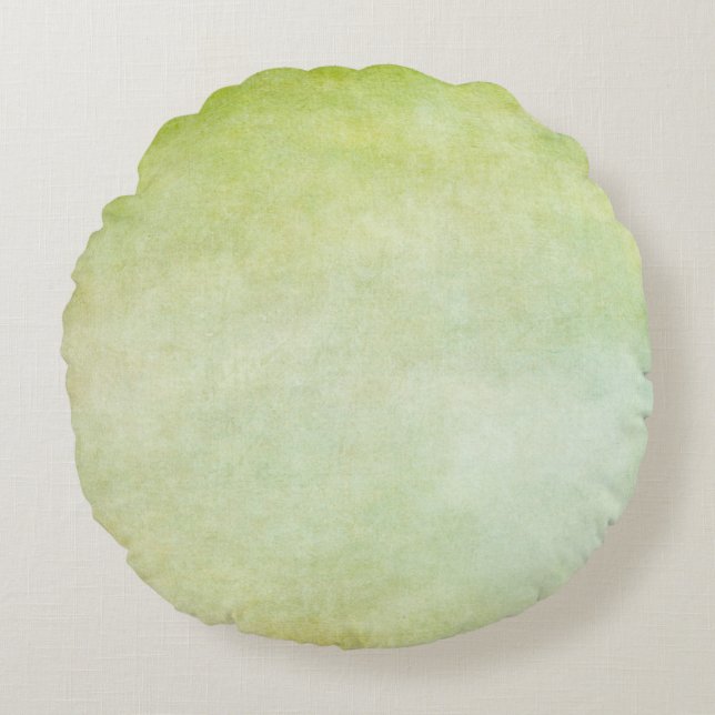 Cojín Redondo Fondo de fondo de textura verde (Anverso)