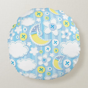 Cojín Redondo fondo del niño