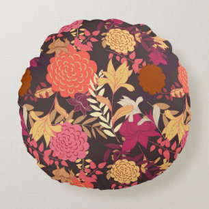 Cojín Redondo Fondo floral 2
