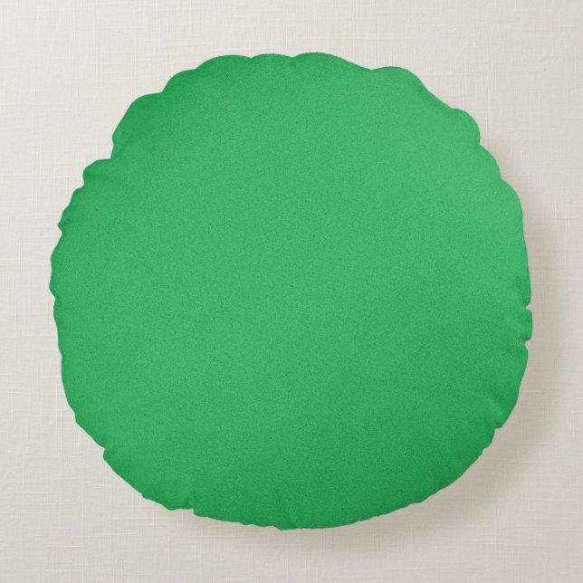 Cojín Redondo Fondo verde de fondo moderno (Anverso)