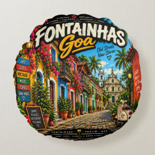 Cojín Redondo Fontainhas