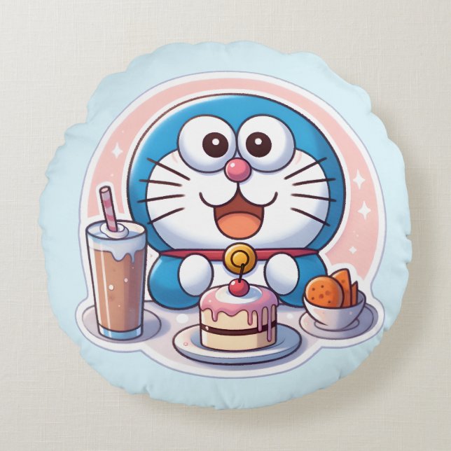 Cojín Redondo Foodie Dora (Anverso)