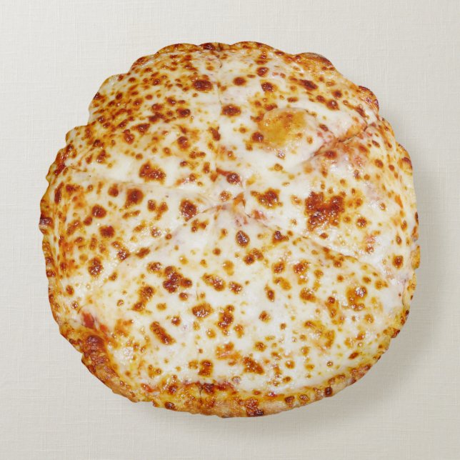 Cojín Redondo Foodie italiano divertido de la comida del amante (Anverso)