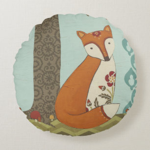 Cojín Redondo Forest Whimsy III