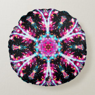 Cojín Redondo Foshorescencia Stellar Kaleid Pillow Round